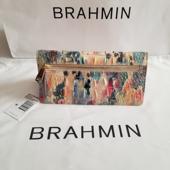 NWT Brahmin Superbloom Melbourne Ady Wallet - Picture 3 of 12